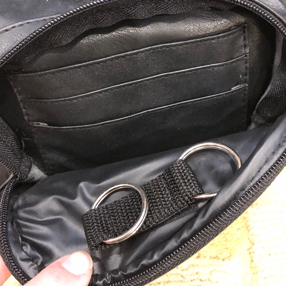 Women’s Purse - Imitation Leather, Black - Picture 5 of 16